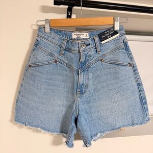 Abercrombie & Fitch High-Rise “The Dad Shorts” - Curve Love NEW